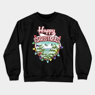 Happy Christmas logo Crewneck Sweatshirt